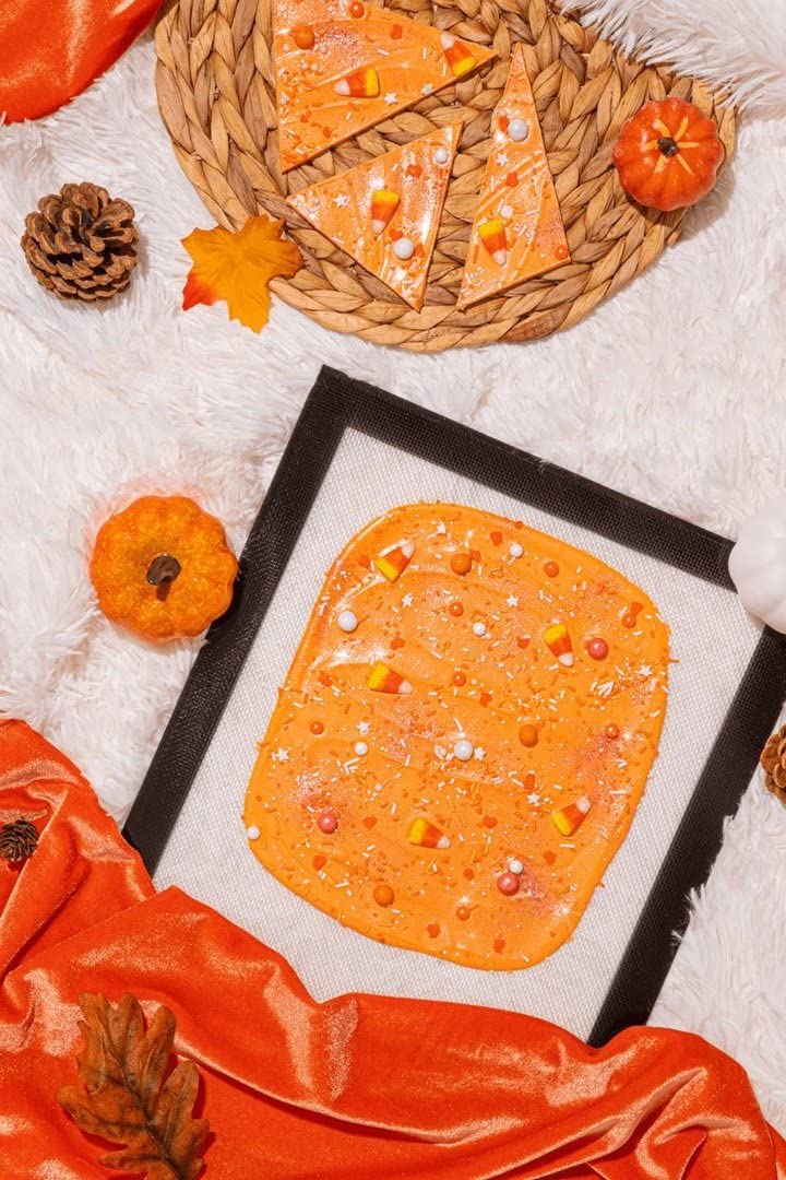 Fancy Sprinkles Edible Glitter, 100% Edible, 4g, Carnelian Orange