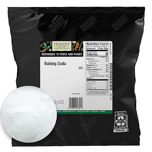 Frontier Herb Bulk Baking Soda Powder, 16 Oz