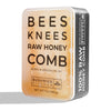 Bees Knees Raw Honeycomb, 100% Edible, All-Natural Gourmet Honeycomb In Double Sealed Packaging, Acacia Honey Comb With Sweet, L