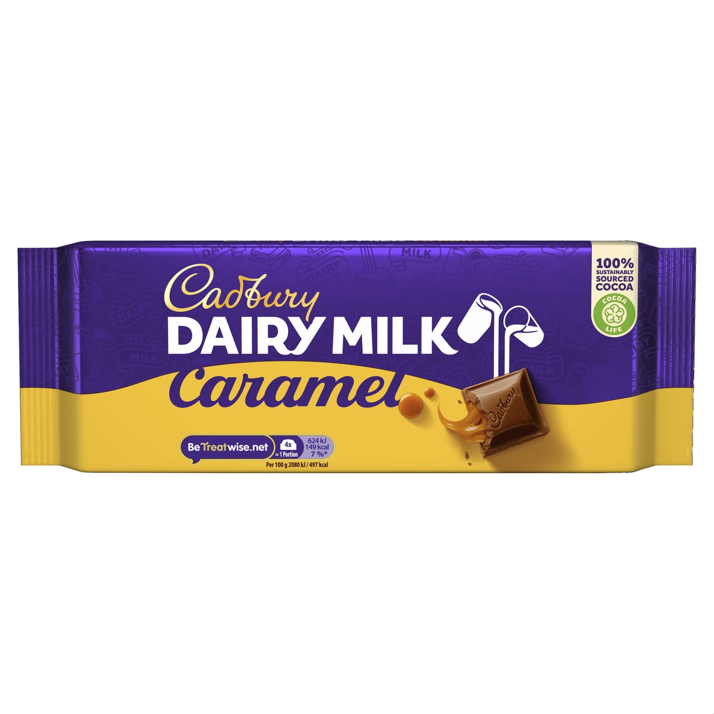 Cadbury Dairy Milk Caramel Chocolate Bar, 180G