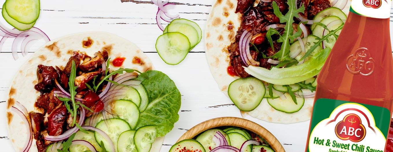 Abc Hot Sweet Chili Sauce, Spicy Hot Sauce, Sambal Chili, Dipping Bbq, Indonesian Abc Sauce, 11.3Oz / 335Ml (Pack Of 2)