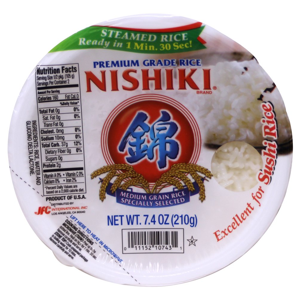 Nishiki Rice,White,RTE Cooked