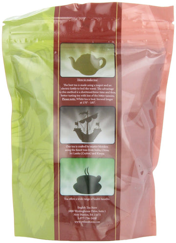 English Tea Store Loose Leaf, Scottish Breakfast Tea Pouches - 4Oz, 4 Ounce