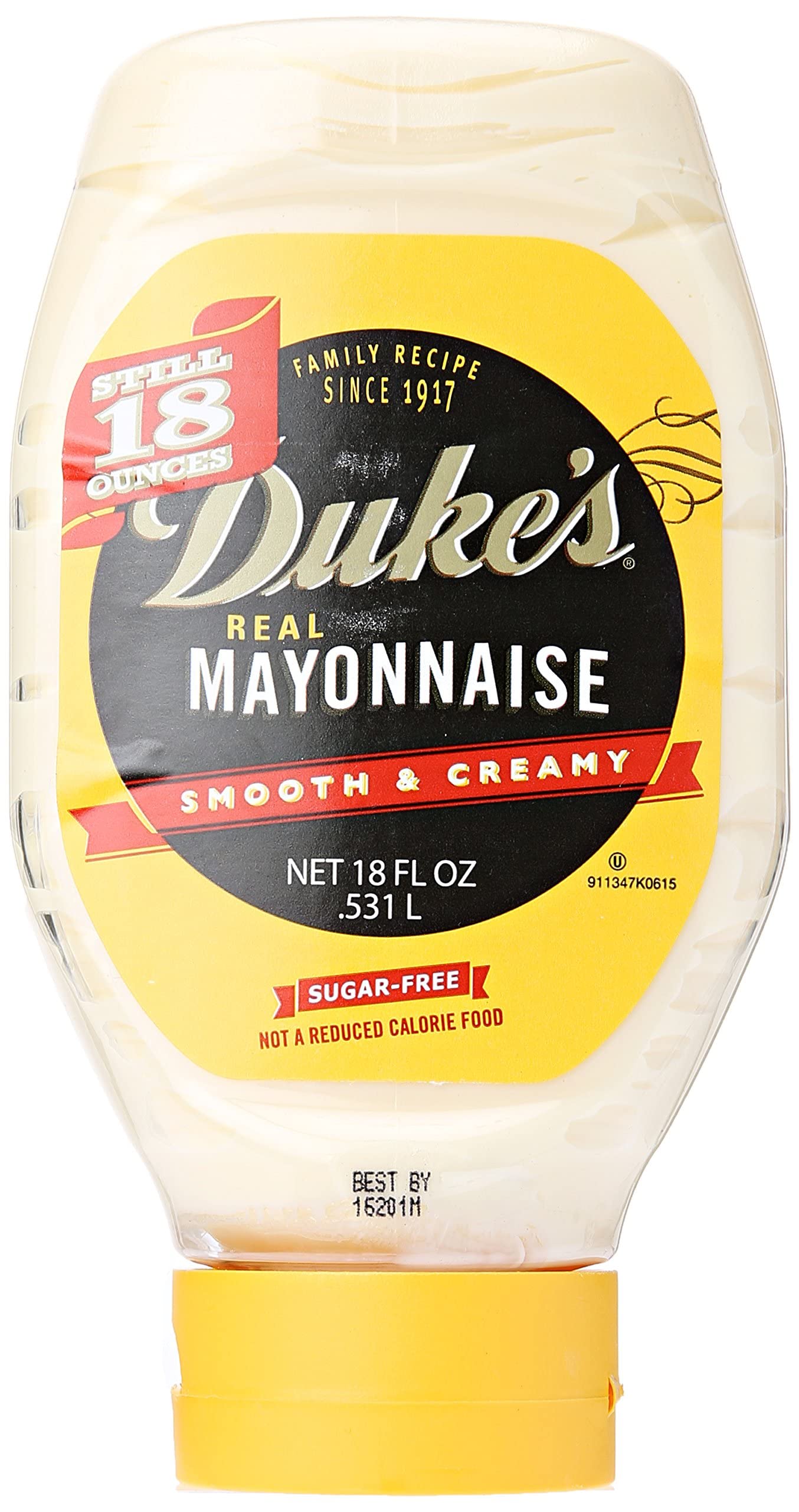 Dukes Mayonnaise Squeeze, 18 oz