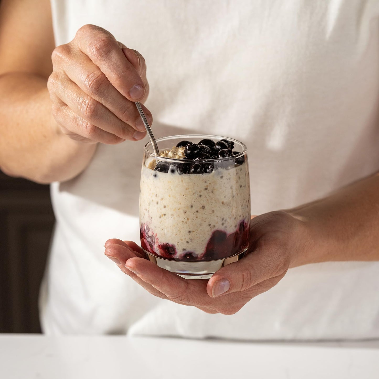 Oatsome Organic Overnight Oats with Chia, Flax, & Hemp, Gluten-Free Oatmeal with 7g of Protein, 7.8oz Bag