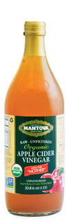 Mantova Organic Apple Cider with The Mother, 34 Oz (Pack of 2)