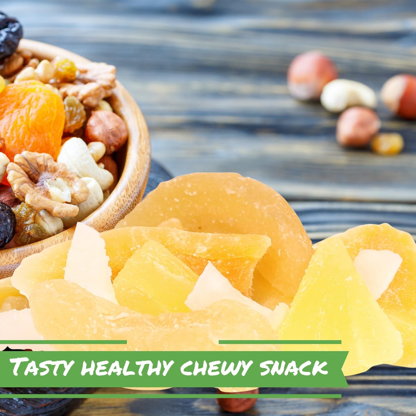 Tropical Mixed Dried Fruit Medley - 5 By Its Delish, Lbs Bulk Bag | Healthy Snacks For Adults | Fresh Snack Mix Dry Fruit | Pine