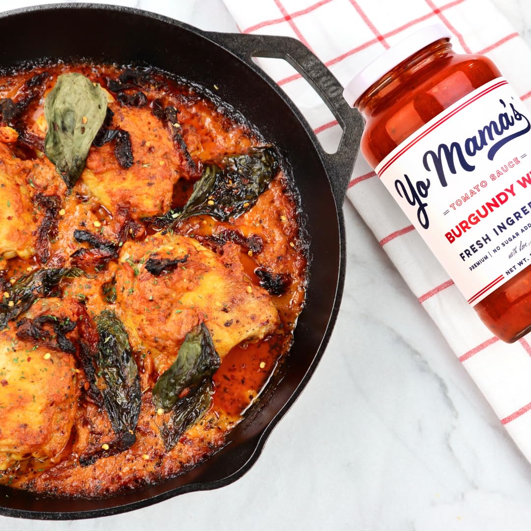 Yo Mamas Foods Keto Pasta Sauce, No Sugar Added, Low Carb, Gluten Free, 1.56 lb