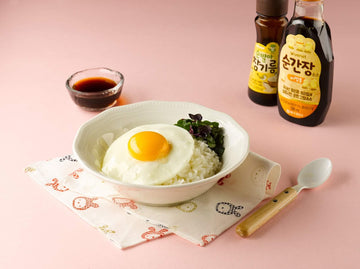 Minecook Mild Salt Soy Sauce Broth with Sesame Oil, 6.42oz, Perfect for Rice Dressing