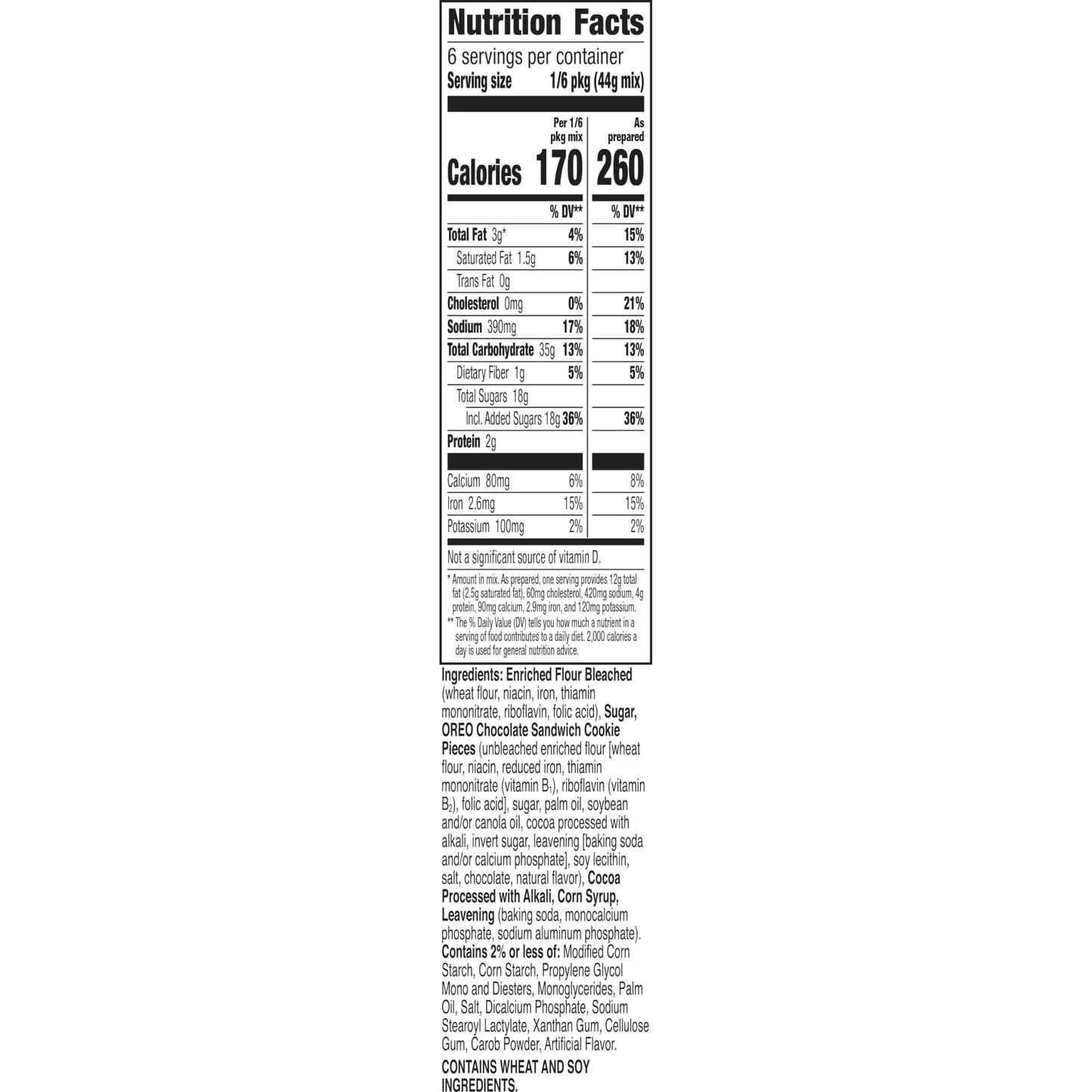 Betty Crocker, Oreo Chocolate Cake Mix, 9.3 Ounce