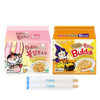 Samyang Buldak Hot Spicy Chicken Ramen Noodle Korean Stir-Fried Ramen, Cream Carbonara & Quattro Cheese Flavor, 5 Pack For Each