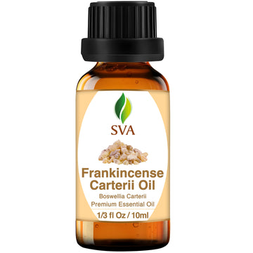 Sva Frankincense Essential Oil 1/3 Oz(Boswelia Carterii) -100% Pure, Natural, Undiluted, Therapeutic Grade For Skin & Hair Care,
