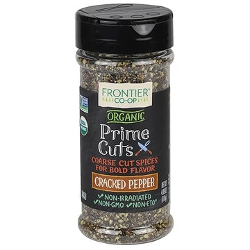 Frontier Prime Cuts Cracked Pepper, Organic, 4.09 Ounce