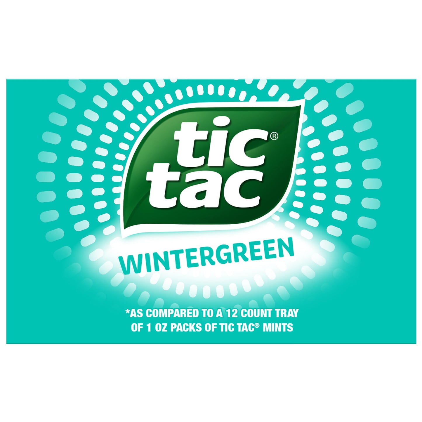 Tic Tac Wintergreen Breath Mints, Bulk 12 Pack, On-The-Go Refreshment, 1.7 oz Each
