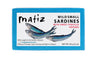 Matiz Sardinillas with Piquillo Peppers | Baby Sardines 3 Ounce | Product of Spain | Wild Caught | Gluten Free |
