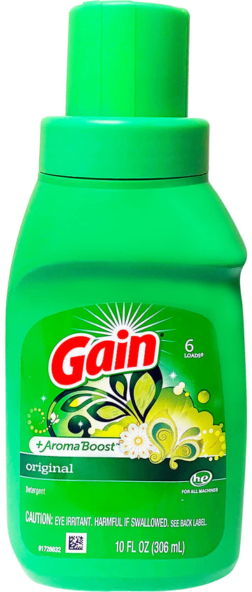 Gain, Original Laundry Detergent, Two 10 Oz. Bottles