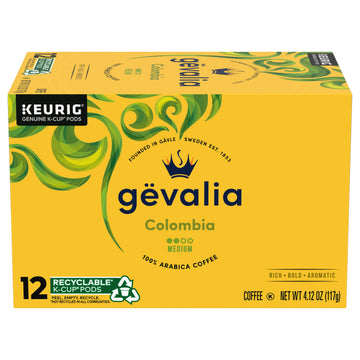 Gevalia Colombian Coffee K-Cup Pods 12 Ct. Box (Pack Of 3)