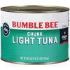Bumble Bee Chunk Light Tuna In Water, 66.5 Oz Bulk Food Service Can - Wild Caught Skipjack Tuna - 16G Protein Per Serving - Msc Certified Sustainable Seafood, Non-Gmo, Gluten Free, Kosher