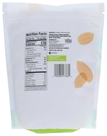 365 by Whole Foods Market, Raw California Almonds, 32 Ounce