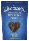 Wholesome Sweeteners 24-Ounce Organic Dark Brown Sugar, Fair Trade, Non GMO, Gluten Free & Vegan, Sugar for Baking and Glazing, 1 Pack