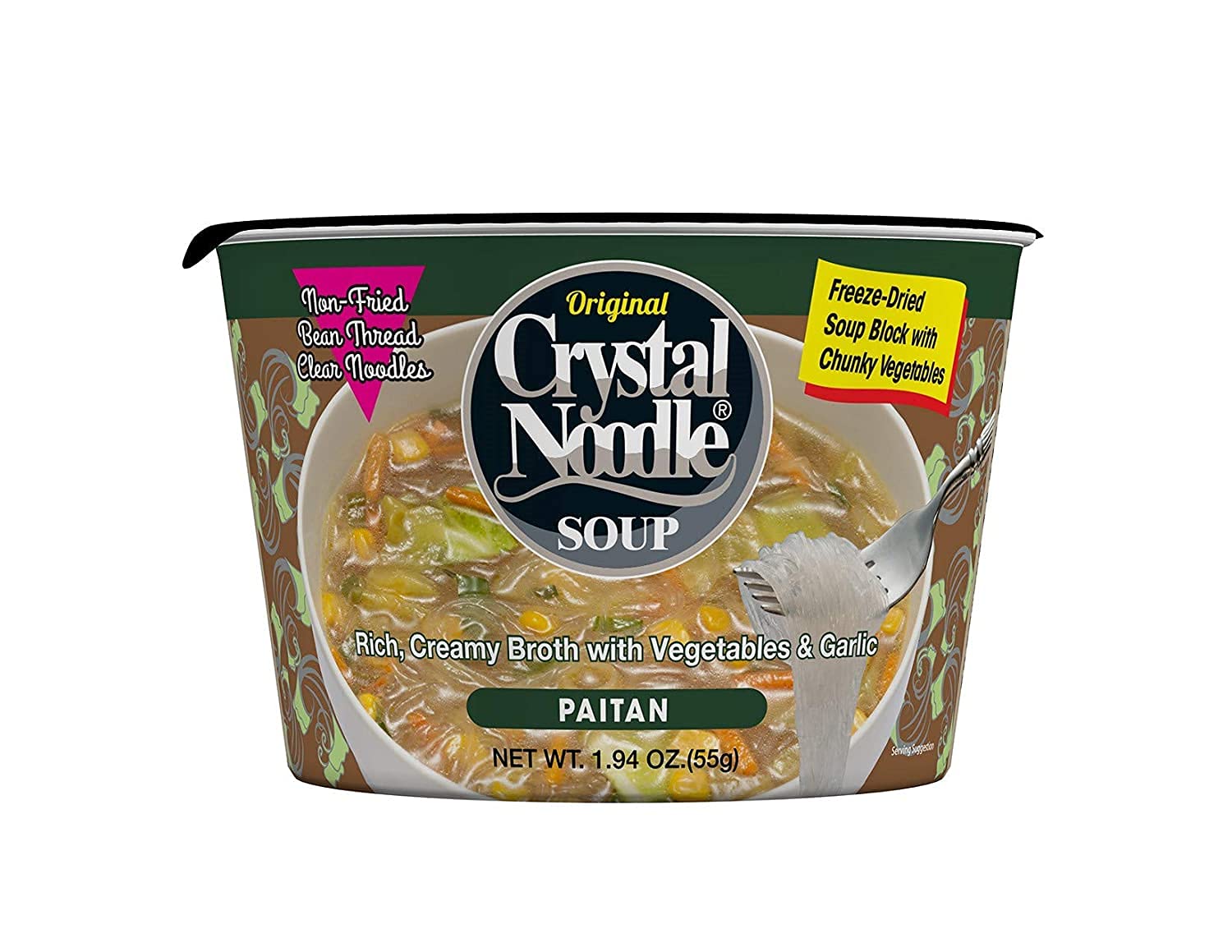 Crystal Noodles Soup Paitan, 1.94 oz (Pack of 6)