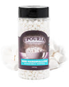 Upouria Mini Marshmallow Beverage and Dessert Topper, Vegan, Rich Flavor Enhancer for Coffee, Hot Chocolate, Ice Cream, 2.5oz