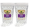 White Jordan Almonds (2-Pack) Wedding Shower Party Favor Premium White Candied Nuts (3 Lbs Total)