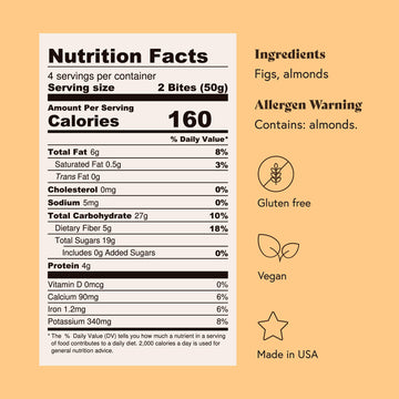 Fichi Fig and Nut Bites, Gluten-Free Italian Snack, 7 Ounce (Pack of 2)