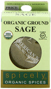 Spicely Organic Sage Ground, 0.4 Ounce (Pack Of 6)