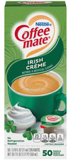 Nestle Coffee Mate Liquid Coffee Creamer Singles, Irish Crème, 50 Ct Box