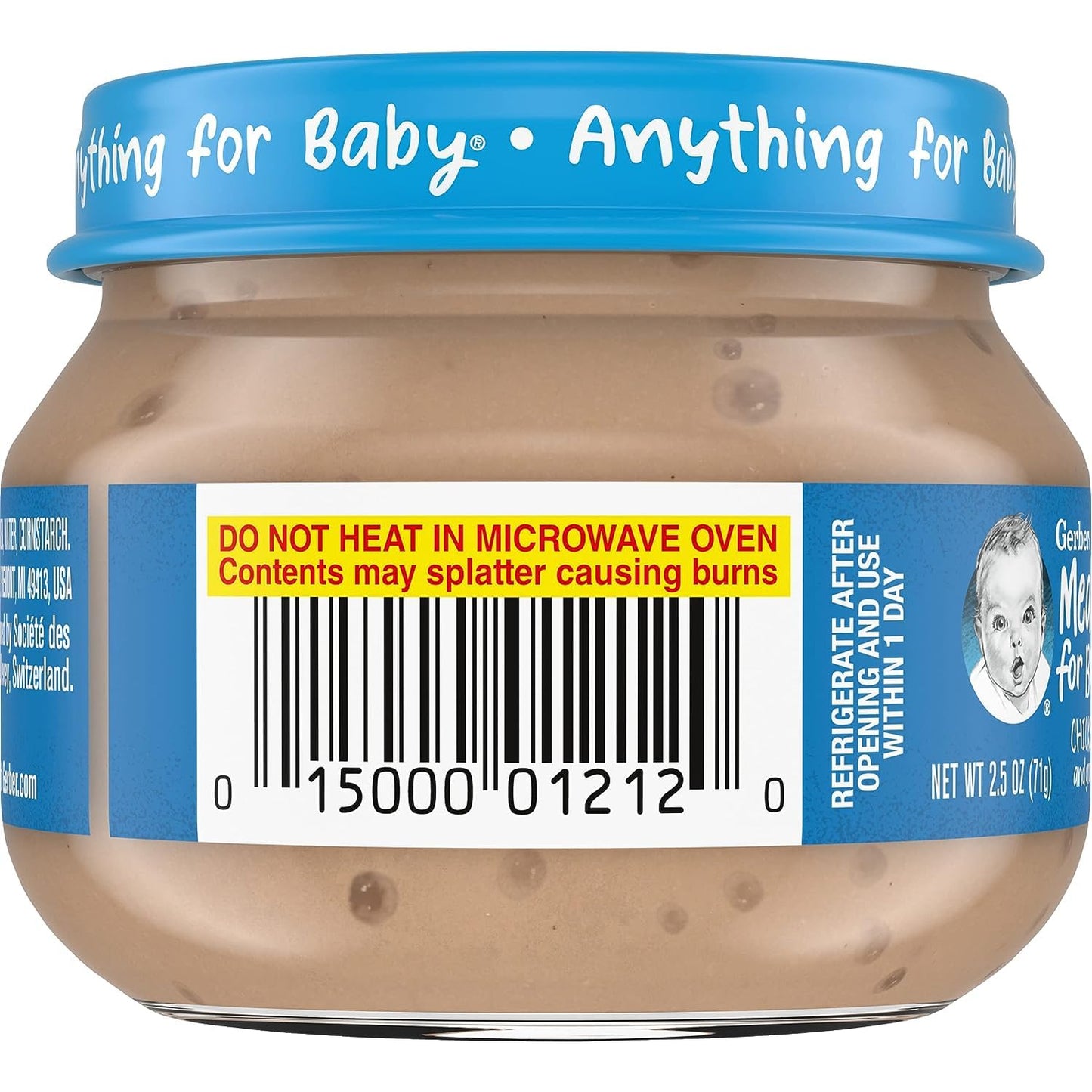 Gerber Mealtime For Baby 2Nd Foods Baby Food Jar, Non-Gmo Pureed Baby Food With Essential Nutrients (Chicken)