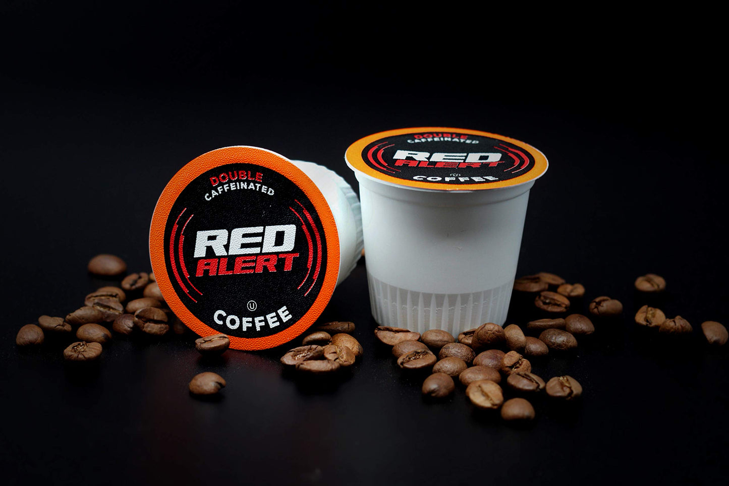 Red Alert Coffee Extra Strong Coffee Pods, 40 Count, Compatible with 2.0 Keurig K Cup malt-inspired, Extra Caffeine, Model RA DC40