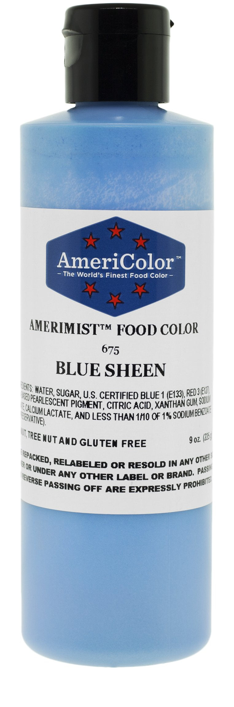 Americolor Amerimist Airbrush Color 9 Ounce, Blue Pearl Sheen