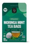 Fgo Organic Moringa Mint Tea, Eco-Conscious Tea Bags, 100 Count, Packaging May Vary (Pack Of 1)