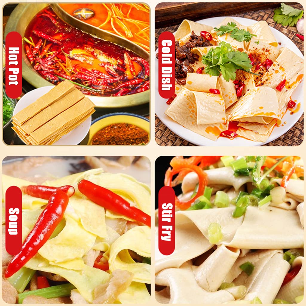 Sxet Dried Tofu Skin, Handmade Bean Curd Sheets, Chinese Special Youdoupi, Soy Products, Vegetarian Food, Fit For Hot Pot, Cold