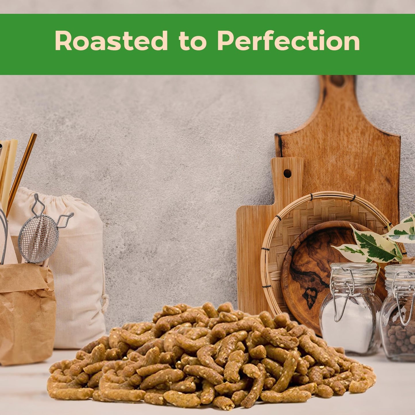 Sincerely Nuts Honey Sesame Sticks Snacks, 5lb - Kosher Certified - Crunchy Toasted Honey Sesame Seed Crackers for Trail Mix & S