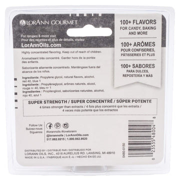 Lorann Blueberry Ss (With Natural Flavors), 1 Dram Bottle (.0125 Fl Oz - 3.7Ml - 1 Teaspoon) - Twin Pack Blistered