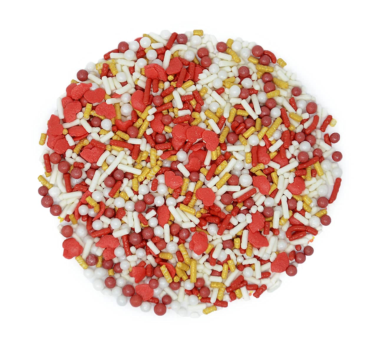 Mystic Sprinkles Valentine's Day Sprinkle Mixes (Cupid's Kiss In Gold 3.4oz)