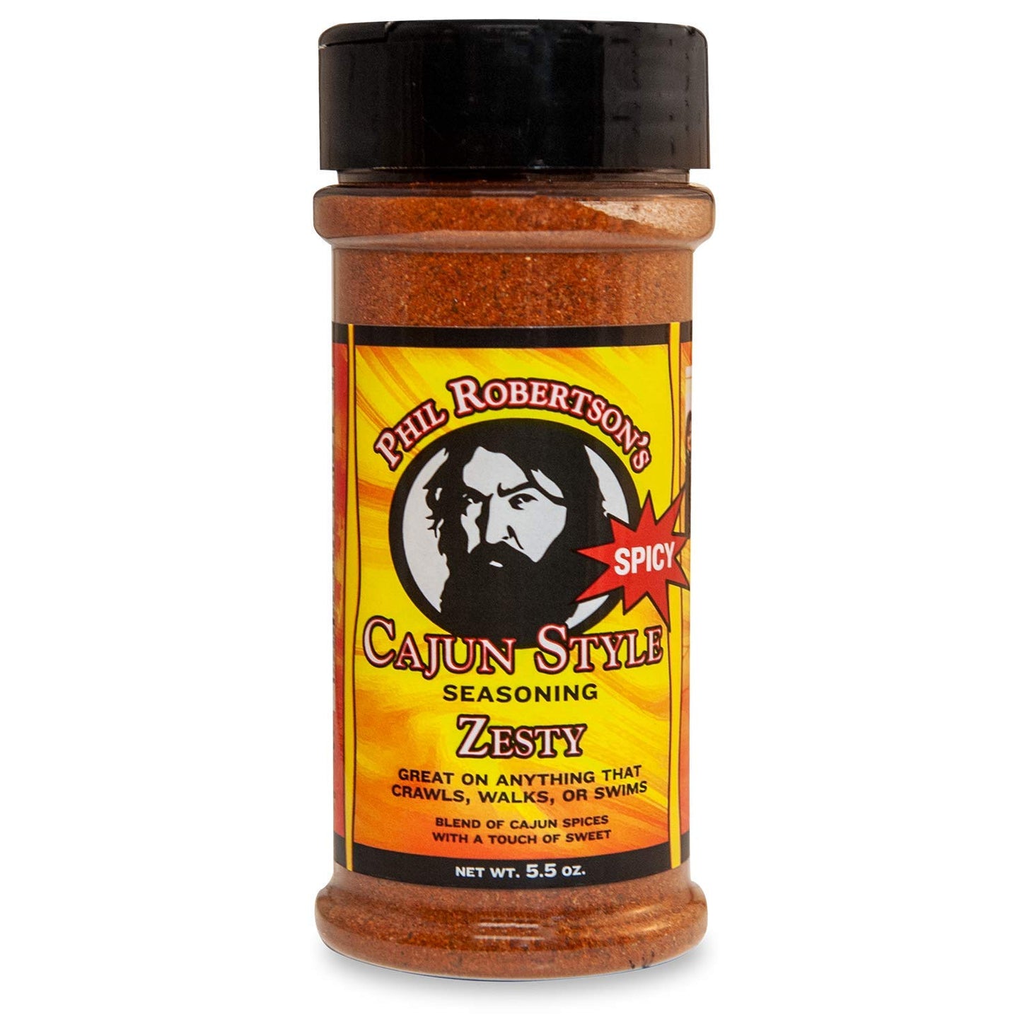 Duck Commander Cajun Seasoning - Premium Spice Blend for Meat, Seafood & Vegetables, 5.5oz, Zesty Spicy, Model DKZS2