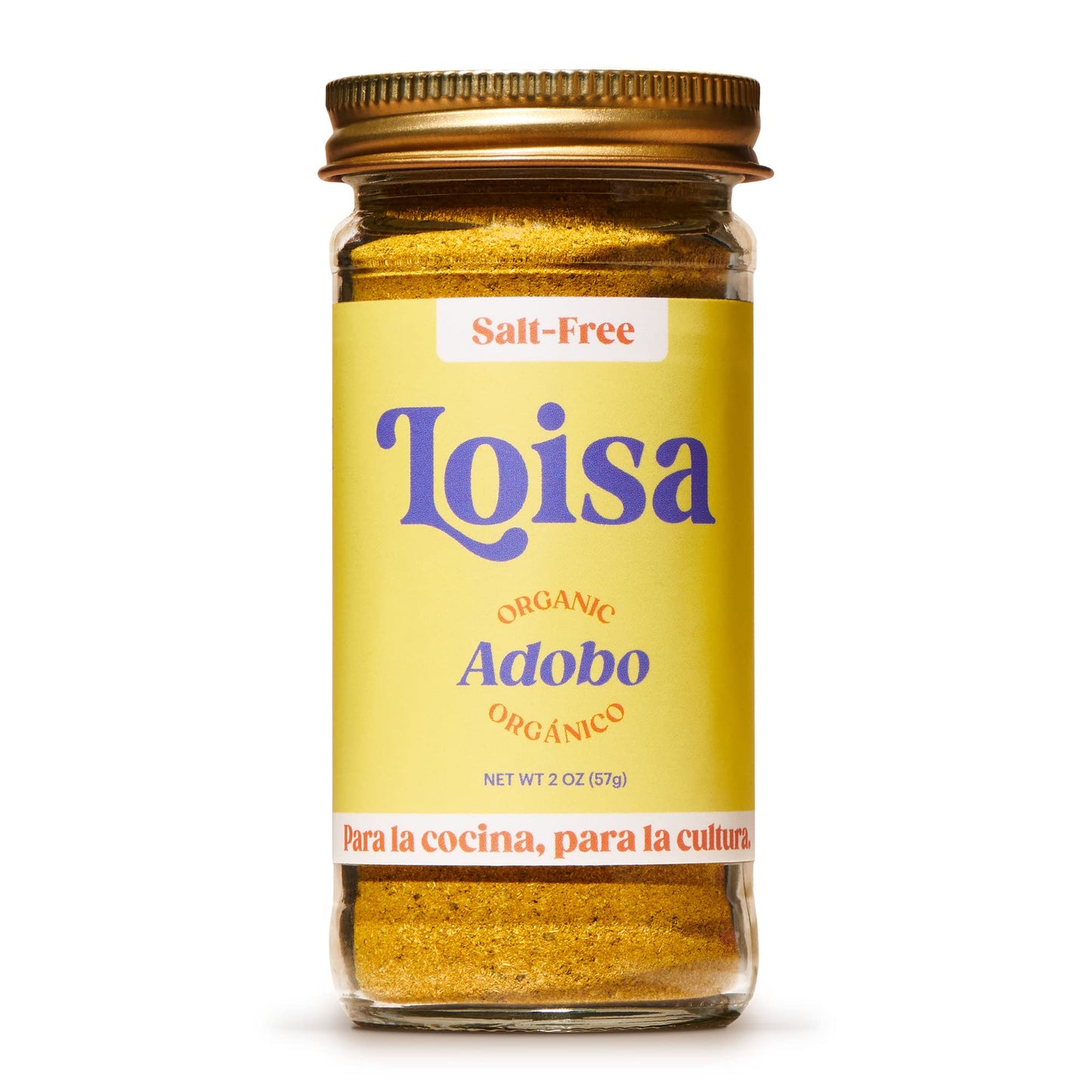 Loisa SALT-FREE Adobo Seasoning, USDA Organic, Non-GMO, No-MSG, No Preservatives, No Artificial Coloring, No Artificial Flavors,