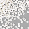Bayep Edible Pearls for Cake Decorating 10mm White Sprinkles for Cookies, Baking, Ice Cream, Cupcake Topper Pearl Sprinkles Perf