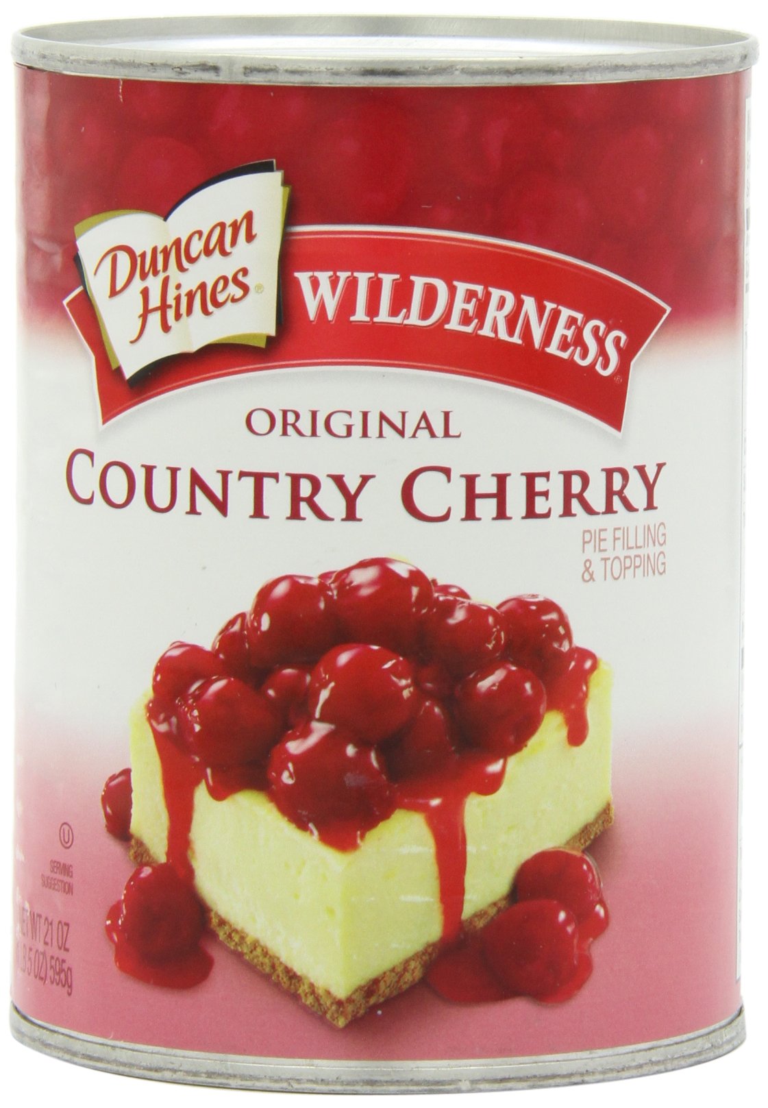 Wilderness Original Country Cherry Pie Filling and Topping, 21-Ounce (Pack of 6)
