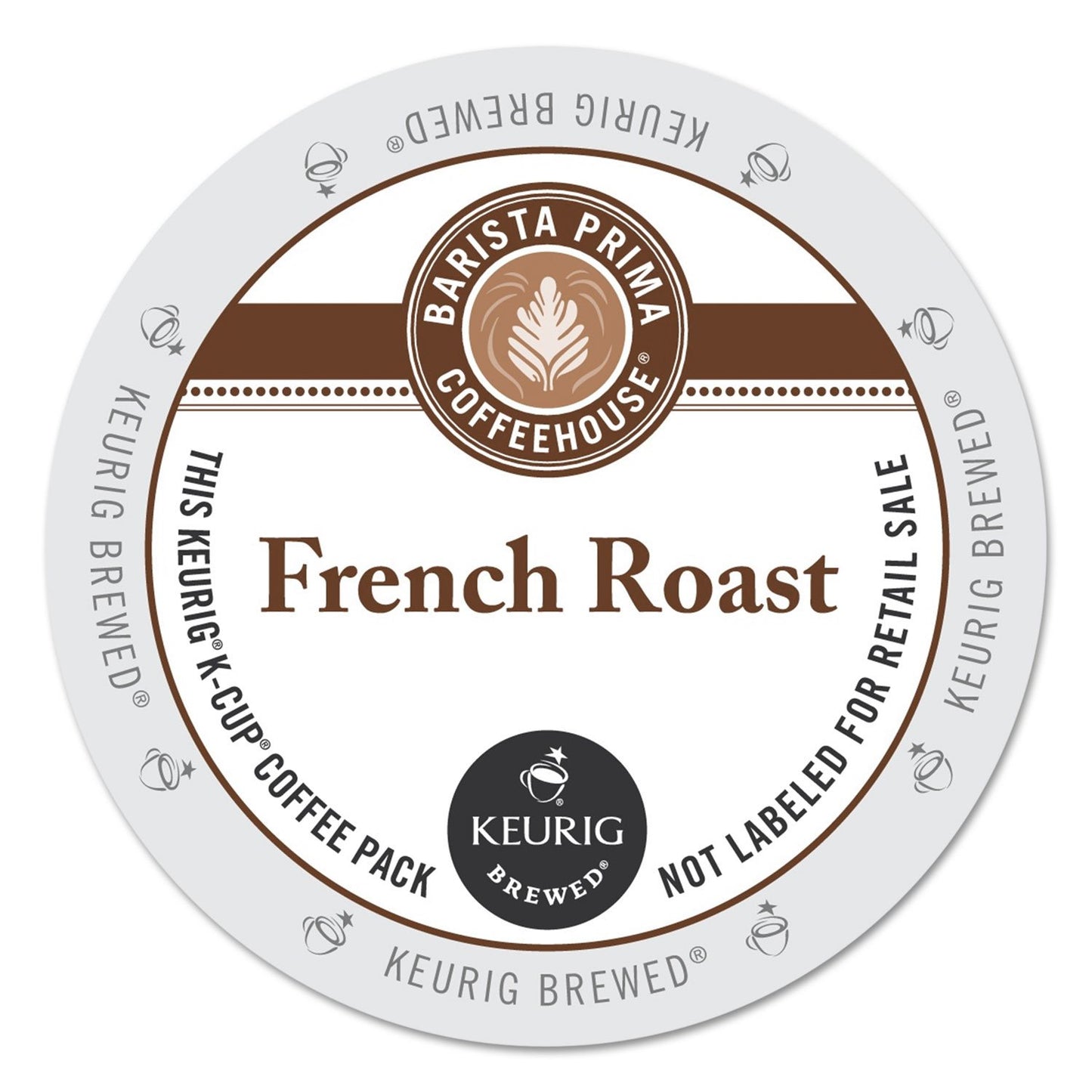 Barista Prima Coffeehouse French Roast K-Cup Portion Pack For Keurig Beverage Makers 24- Count
