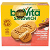 Blwita Breakfast Sandwich Cinnamon 5 Total Packs, 1 Box - Blwita Crunch Cinnamon Creme Brown
