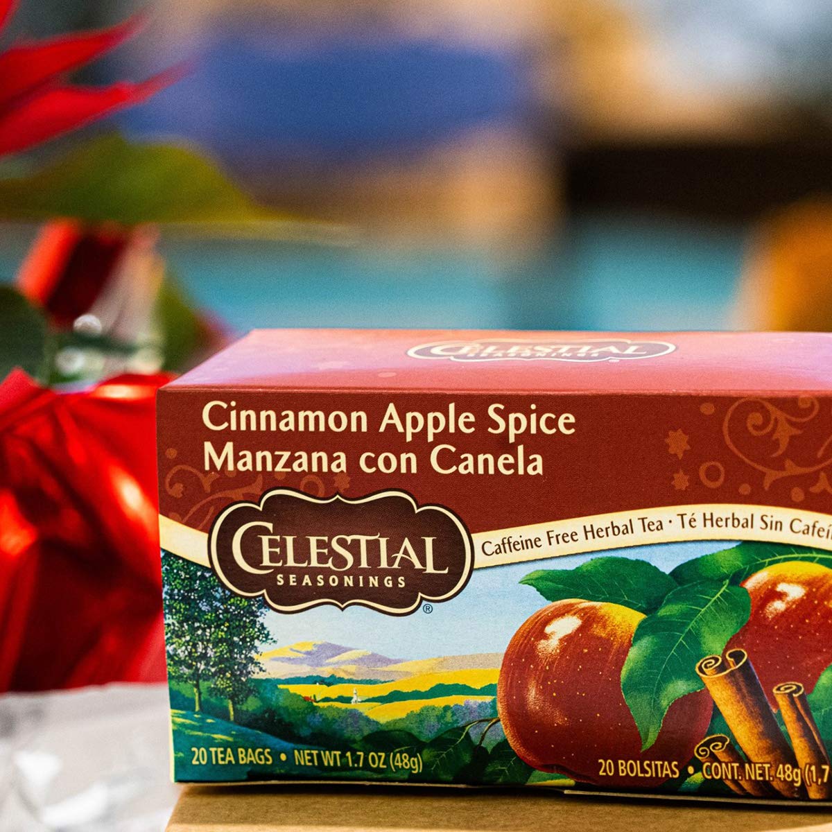 Celestial Seasonings Cinnamon Apple Spice Herbal Tea, 20 Bags