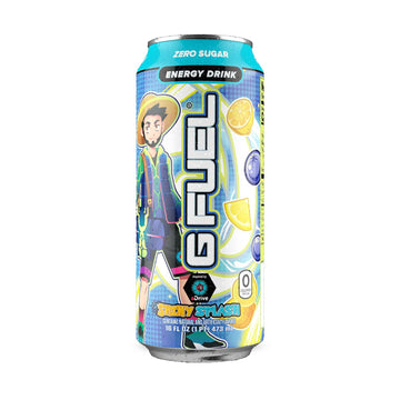 G Fuel Energy Drink, Blueberry Lemonade, Sugar Free, 140mg Caffeine, 16 oz Cans, 12-Pack