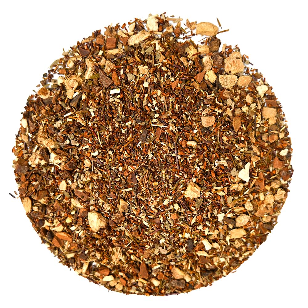 Organic Positively Tea Company Ginger Snap Rooibos Tea Loose Leaf 16 Ounce