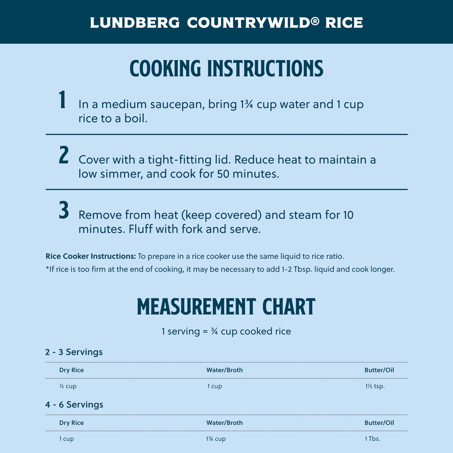 Lundberg Rice Cntry Wild Gf