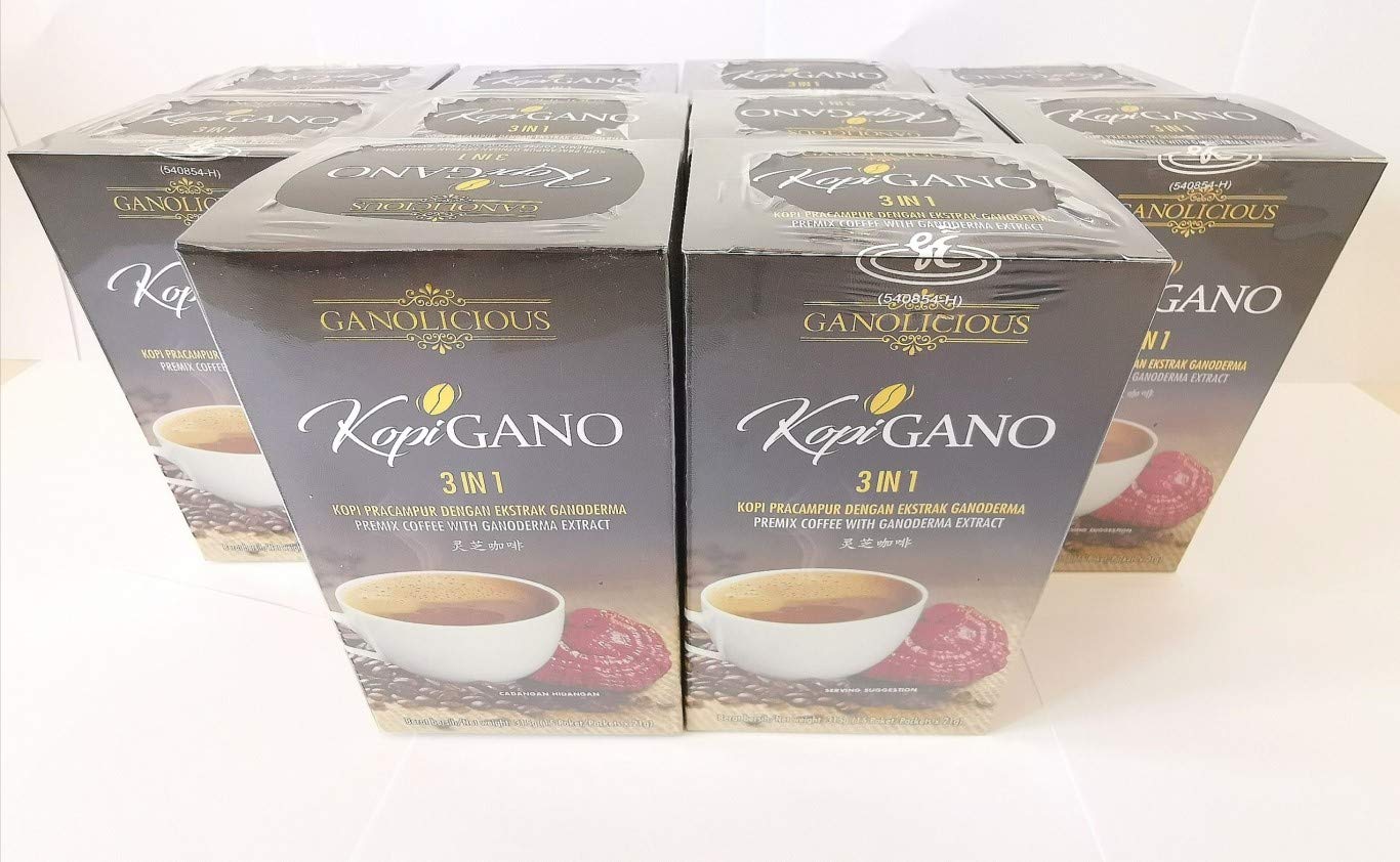 10 Boxes Gano Excel Gano Cafe 3 In 1 Coffee Ganoderma