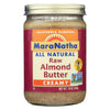 Maranatha Raw Almond Butter No Salt 1 Pound (Pack Of 6)